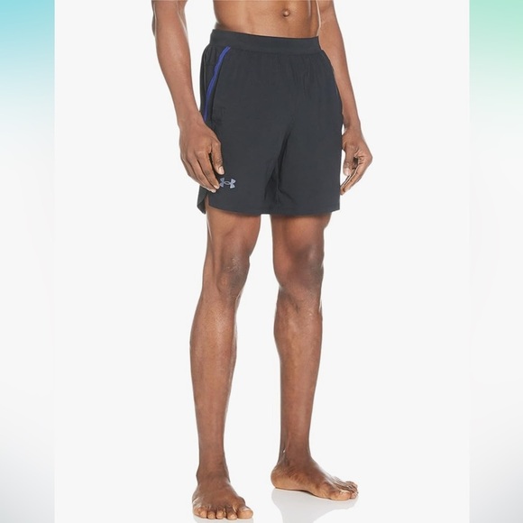 Under Armour NEW Men's Launch Stretch Woven 7-Inch Shorts Charcoal, Men’s Sz XL - Picture 4 of 5